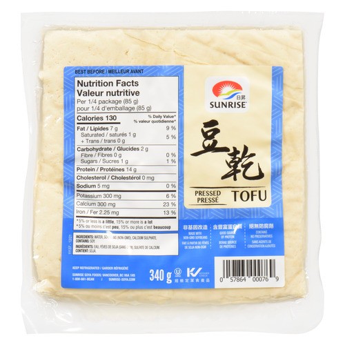 Sunrise Tofu Pressed 340 g