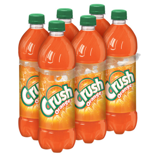 Crush Soft Drink Orange 6 x 710 ml (bottles)
