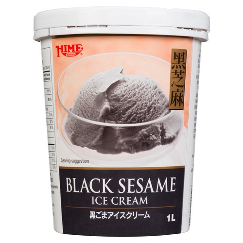 Hime Ice Cream Black Sesame 1 L