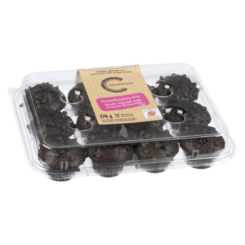 Compliments Peanut-Free Mini Muffins Double Chocolate Chip 276 g