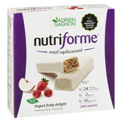 Nutriforme Meal Replacement Bars Yogurt Fruity Delight 5 x 65 g