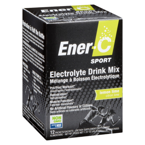 Ener-C Sport Electrolyte Drink Mix Lemon Lime 12 Packets