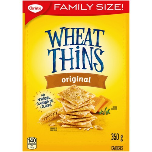 Christie Wheat Thins Crackers Original 350 g