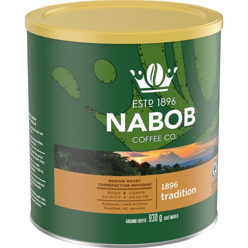 Nabob Ground Coffee 1896 Tradition Medium Roast Fine 930 g