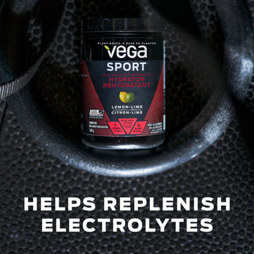Vega Sport Plant Based Electrolyte Hydrator Powder Lemon Lime 168 g 