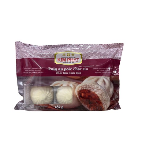 Kim Phat Frozen Bun Char Siu Pork 454 g