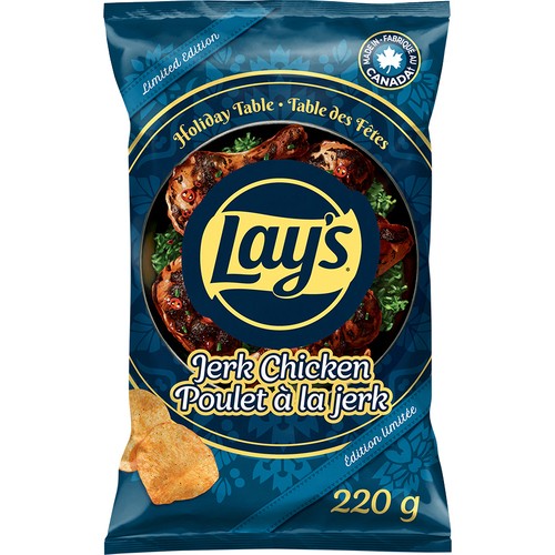 Lay’s Potato Chips Jerk Chicken Flavoured 220 g