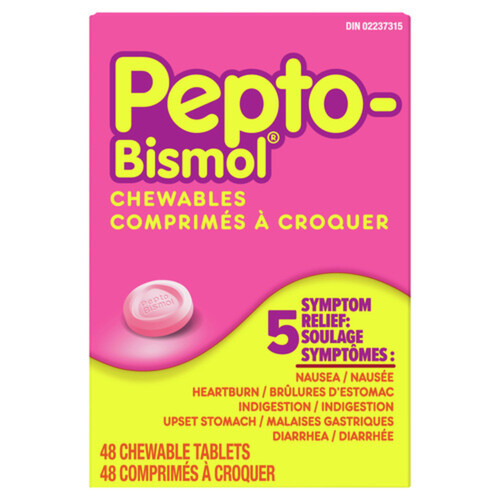 Pepto Bismol Chewable Tablets 48 EA 