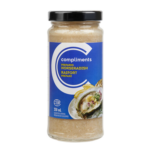 Compliments Prepared Horseradish Regular 250 ml
