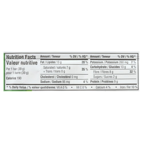Suzie's Good Fats Snack Bar Mint Chocolate Chip 39 g