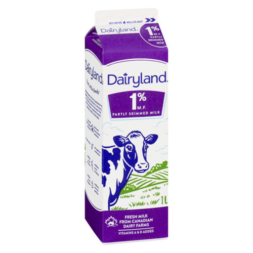 Dairyland 1% Milk Partly Skimmed 1 L