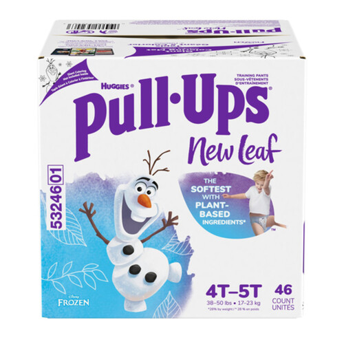 Huggies Pull-Ups Plus, Boys Training Pants 4T-5T (38-50 lb/17-23