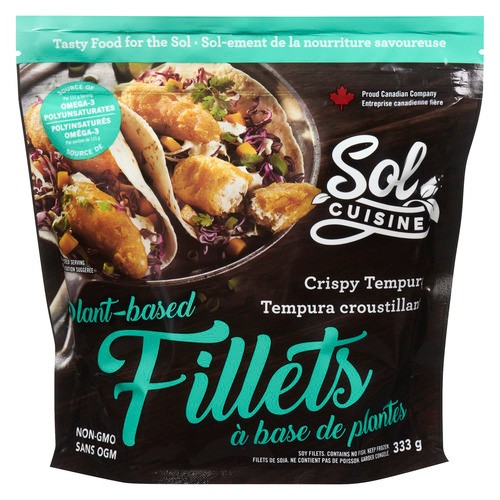 Sol Cuisine Plant-Based Frozen Crispy Tempura Fillets 333 g