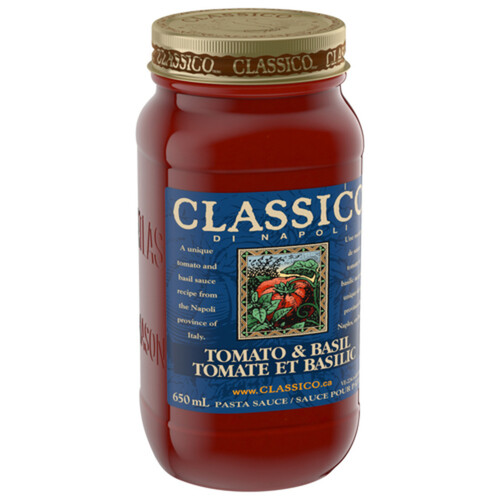 Classico Di Napoli Pasta Sauce Tomato & Basil 650 ml