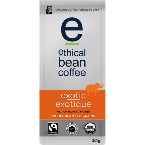 Ethical Bean Whole Bean Coffee Medium Roast Exotic 340 g