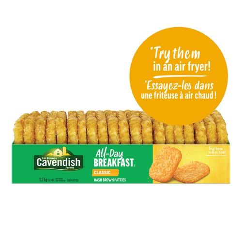 Cavendish Farms All-Day Breakfast Classic Hash Brown Patties 1.2 kg
