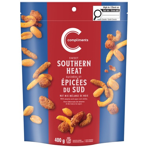 Compliments Nut Mix Sweet Southern Heat 400 g