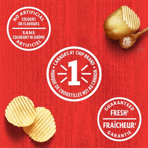 Lay's Wavy Potato Chips Original Value Size 450 g