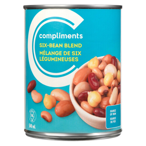 Compliments Canned Six-Bean Blend 540 ml