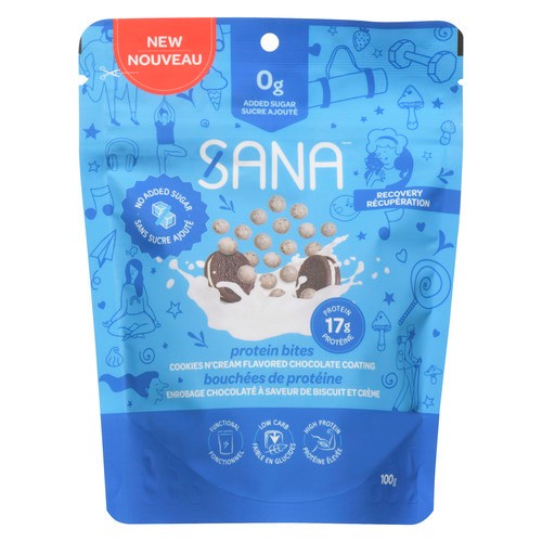 Sana Protein Bites Cookies N'Cream Flavored 100 g