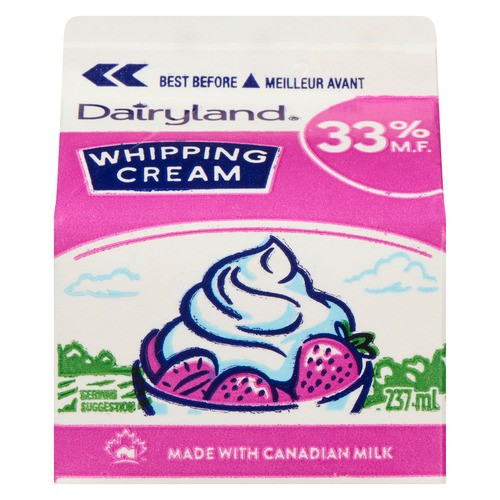 Dairyland 33% Whipping Cream 237 ml