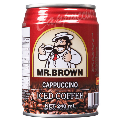 Mr.Brown Canned Iced Coffee Cappuccino 240 ml (can)