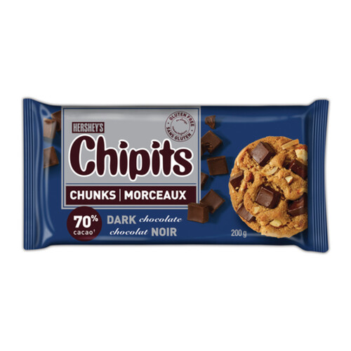Hershey's Chipits Dark Chocolate Chunks 200 g