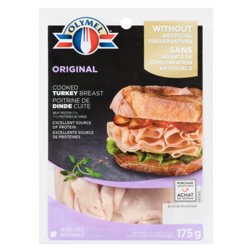 Olymel Original Cooked Turkey Breast 175 G