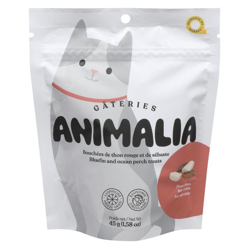 Gâteries Animalia Cat Treats  Bluefin & Ocean Perch 45 g