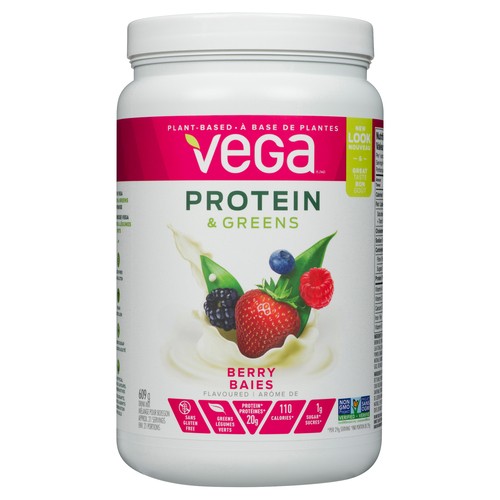 Vega Protein & Greens Protein Powder Berry 609 g