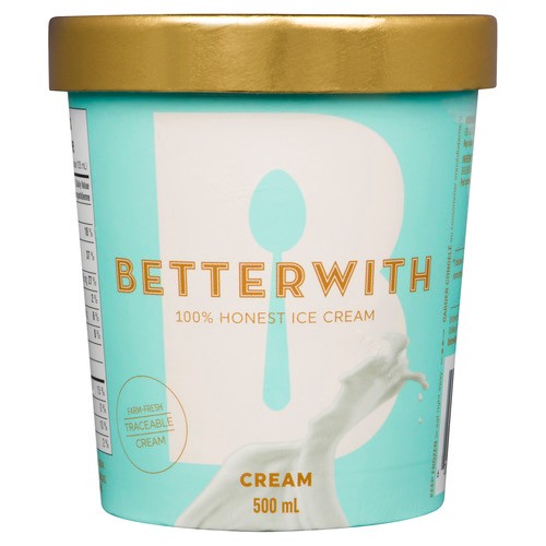 Betterwith Cream Ice Cream 500 ml