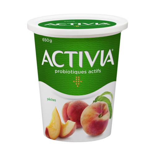 Activia Yogurt With Probiotics Peach Flavour Tub 650 g