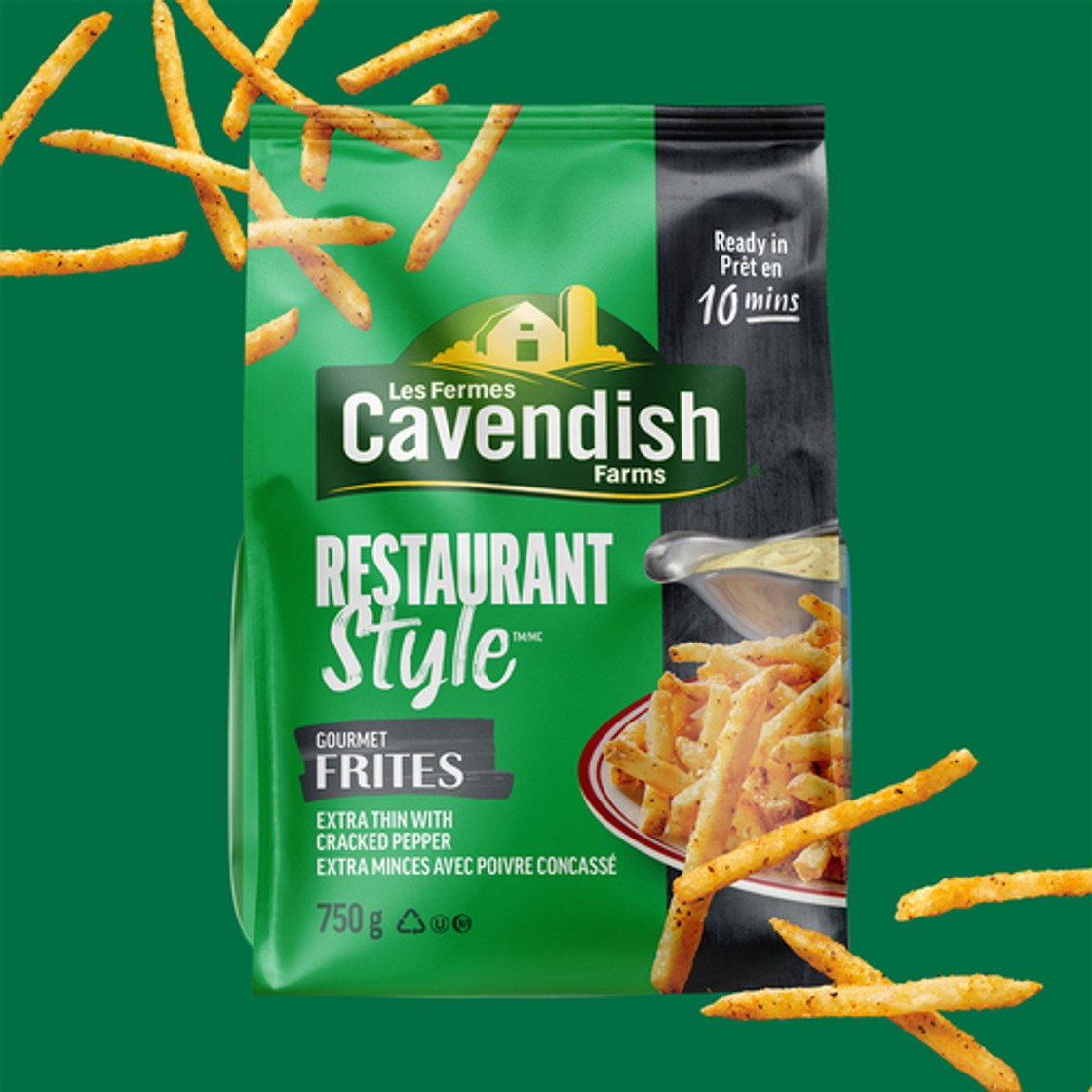 Cavendish Farms Frozen Gourmet Frites Restaurant Style 750 g - Voilà ...