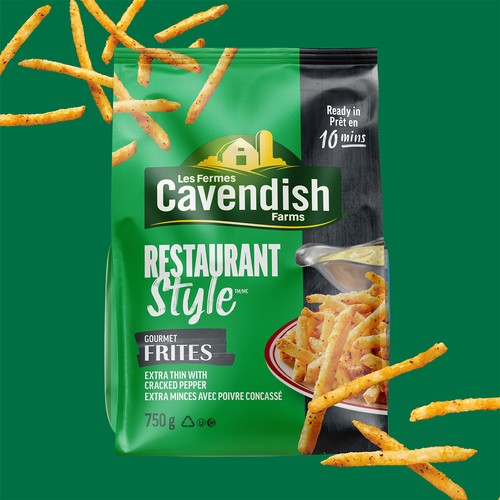 Cavendish Farms Frozen Gourmet Frites Restaurant Style 750 g