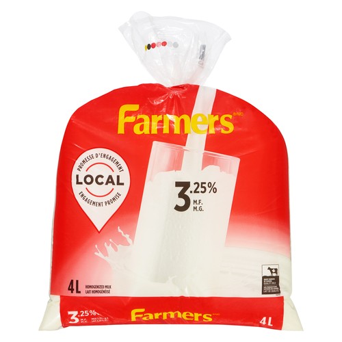 Farmers 3.25%  Milk Jug  Homogenized 4 L