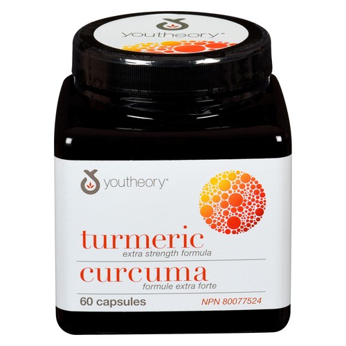 Youtheory Tumeric Extra Strength Formula 60 Capsules