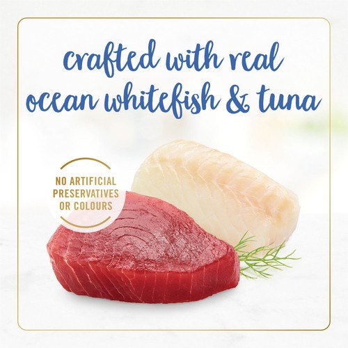 Fancy Feast Wet Cat Food Ocean Whitefish & Tuna Feast In Gravy 85 g