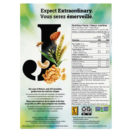 Jordans Morning Crisp Granola Cereal Bursting With Nuts 400 g