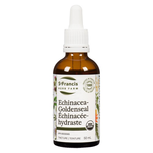 St. Francis Herb Farm Herbal Remedies Tincture Echinacea Goldenseal 50 ml