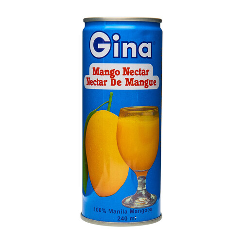 Gina Juice Mango Nectar 240 ml (can)