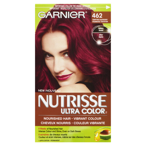Garnier Nutrisse Ultra Colour 462 Tempting Raspberry Hair Colour 