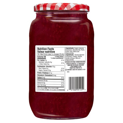 Smucker's Jam Pure Strawberry 1 L