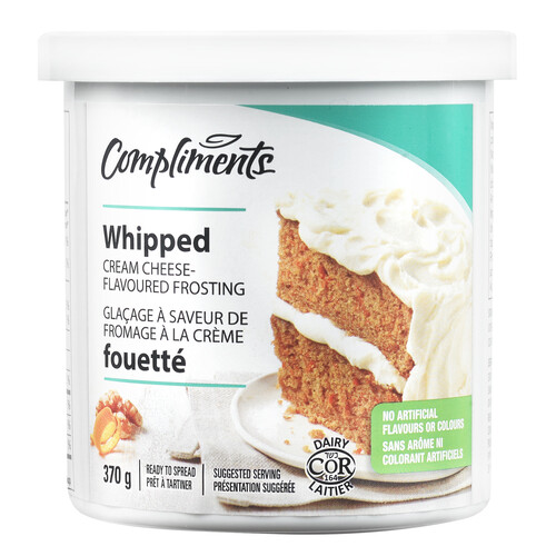 Compliments Whipped Cream Cheese Frosting 370 g