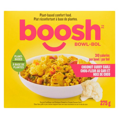 Boosh Plant Based Bowl Coconut Curry Cauliflower 275 g (frozen)