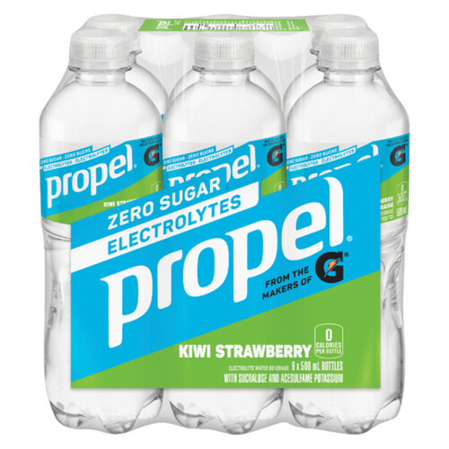 Propel Water Kiwi Strawberry 6 x 500 ml (bottles)