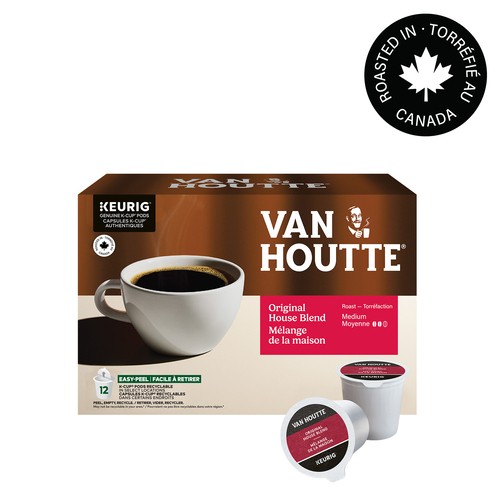Van Houtte Coffee Original House Blend Medium Roast 12 K-Cups 114 g