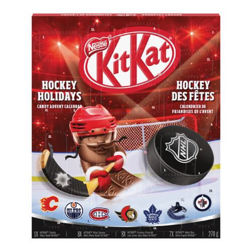 Kit Kat Chocolate Hockey Holiday Advent Calendar 270 g