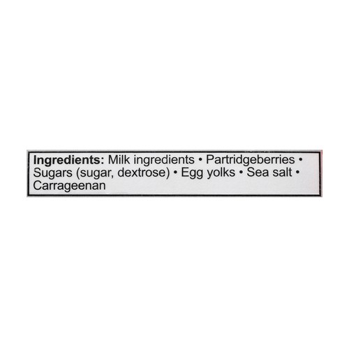Dark Tickle Ice Cream Partridgeberry 500 ml