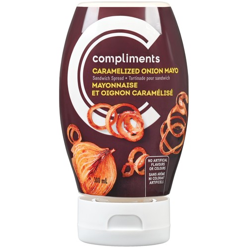 Compliments Sandwich Spread Caramelized Onion Mayo 300 ml