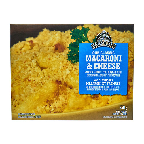 Farm Boy Macaroni & Cheese 750 g (frozen)